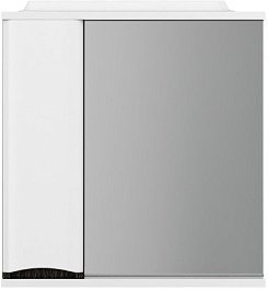 Am.Pm Зеркало-шкаф Like 65 L, белый глянец венге – фотография-2